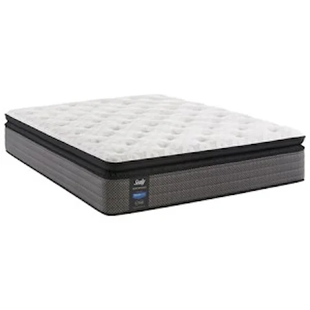 Queen 14" Cushion Firm Euro Pillow Top Mattress and Reflexion 4 Adjustable Power Base